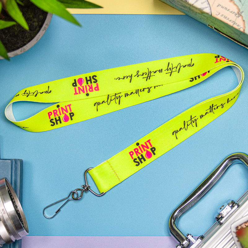 Fluorescent Neon Full Color Lanyards 38