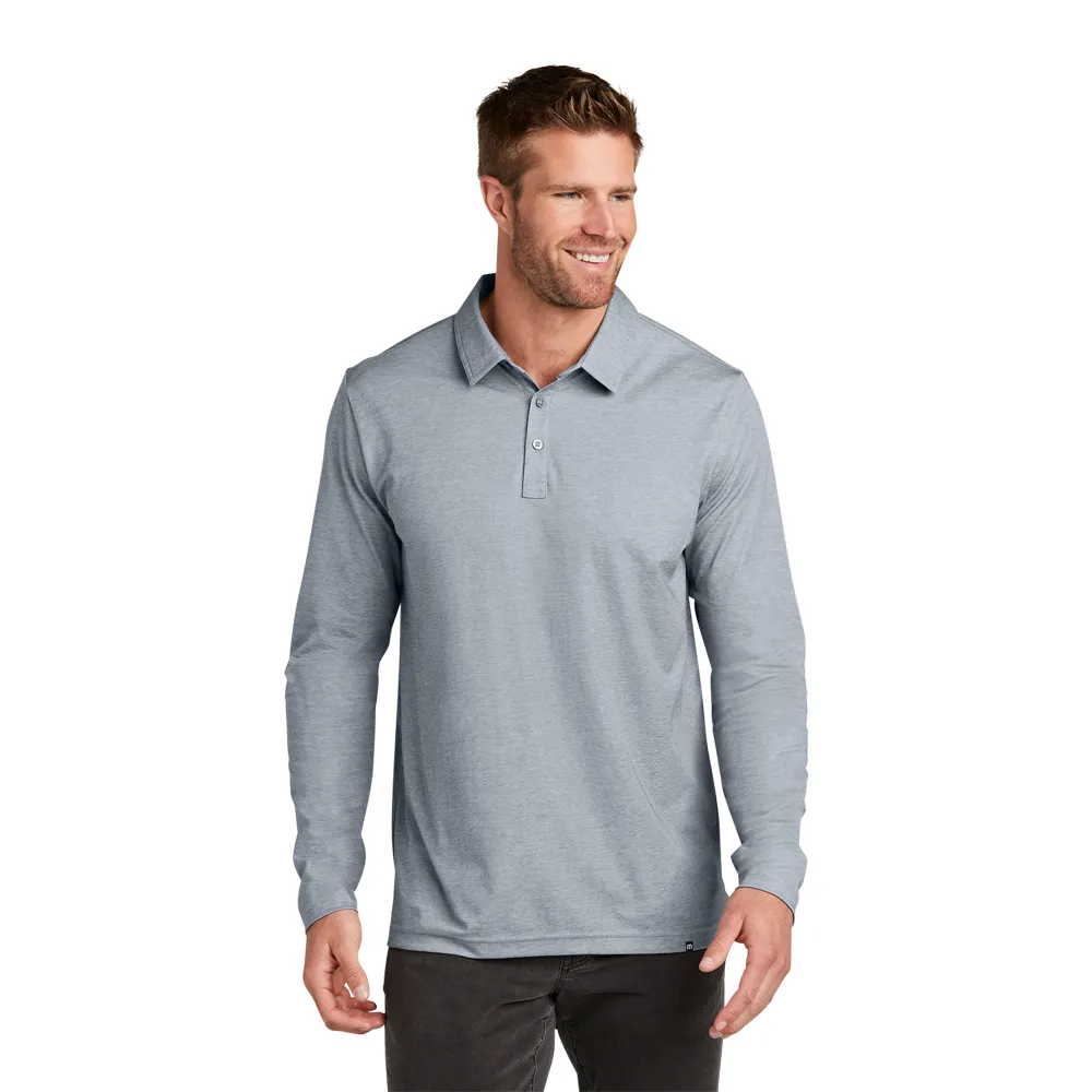 TravisMathew Oceanside Heather Long Sleeve Polo 5