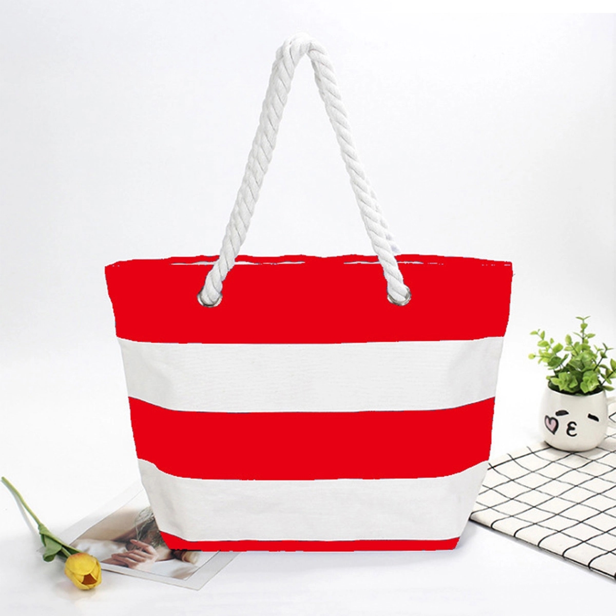 16 Oz. Cotton Canvas Boat Tote 6