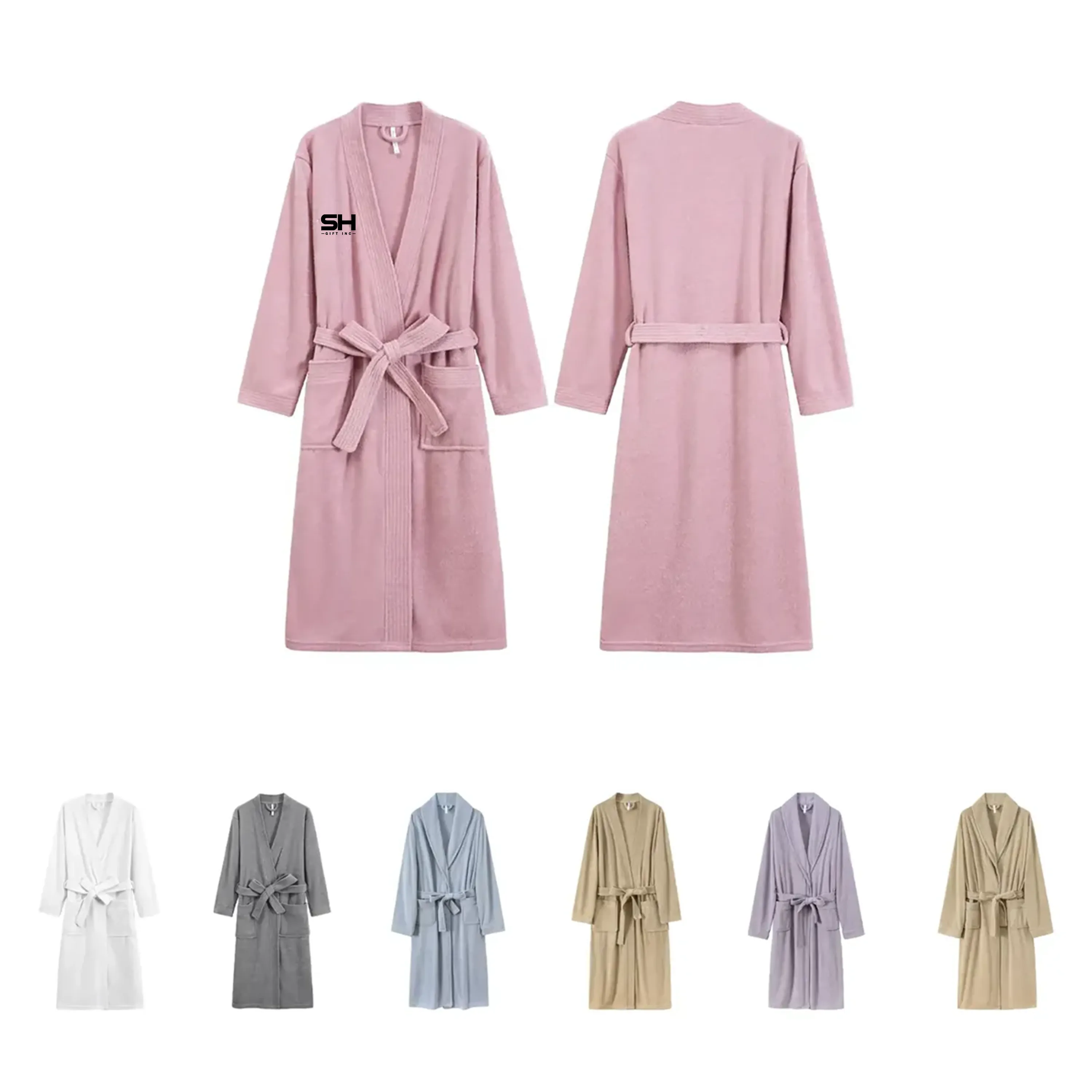 Unisex Cotton Towel Robes 5