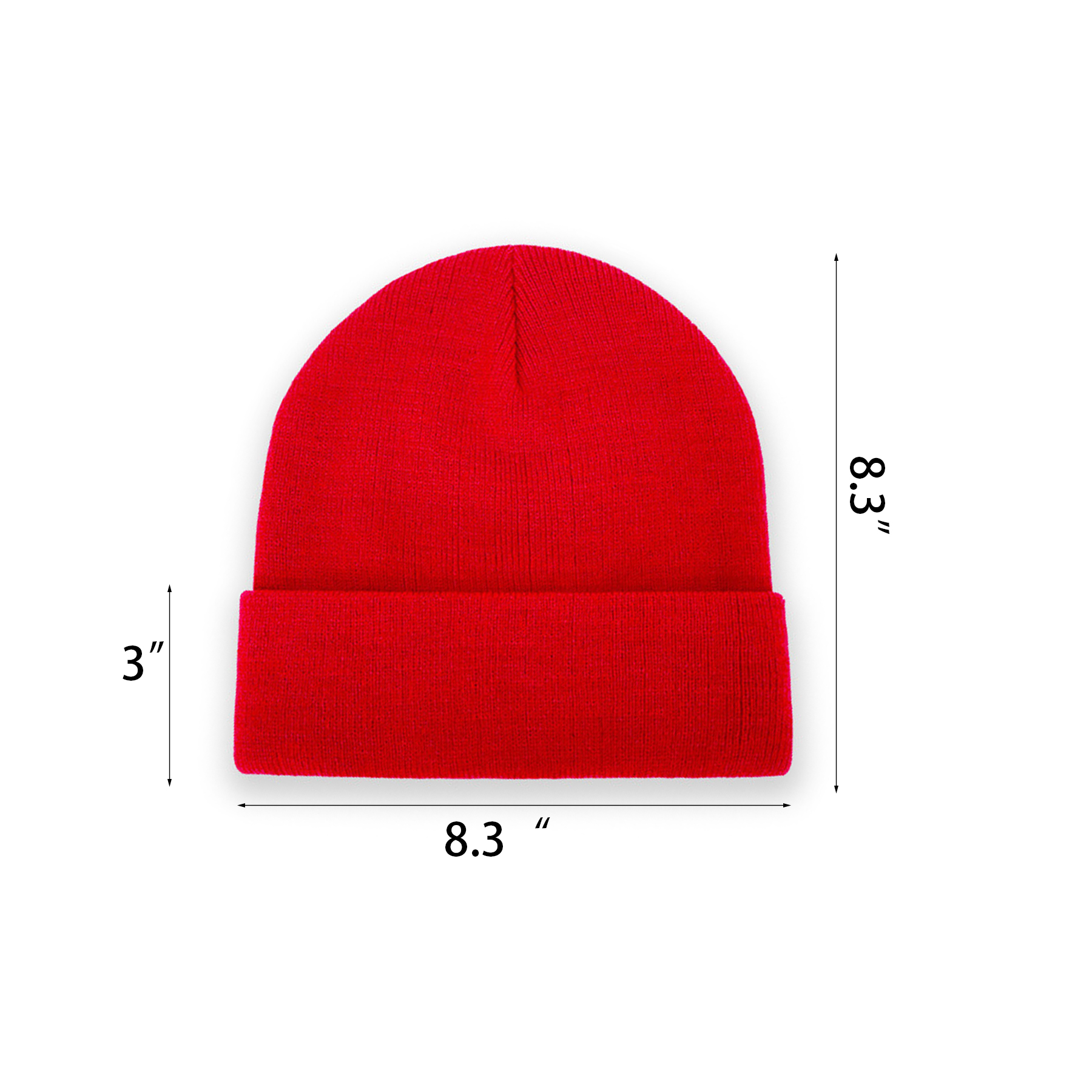 Knit Cuffed Beanie 2