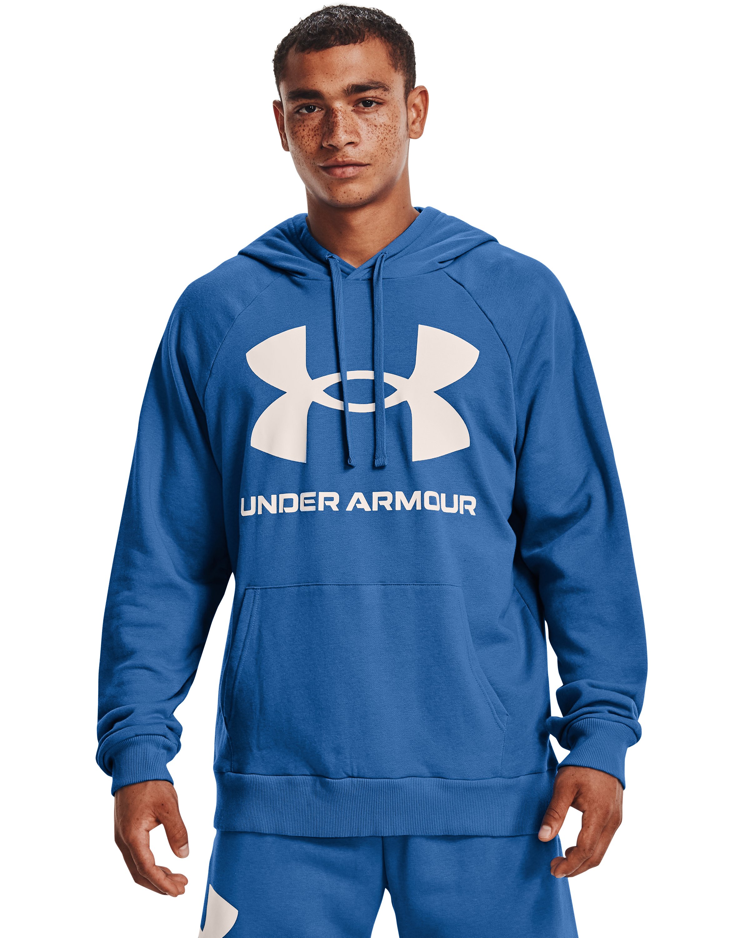 UA Rival Fleece Big Logo Men's Hoodie, custom hoodie or sweatshirt with logo imprint 32