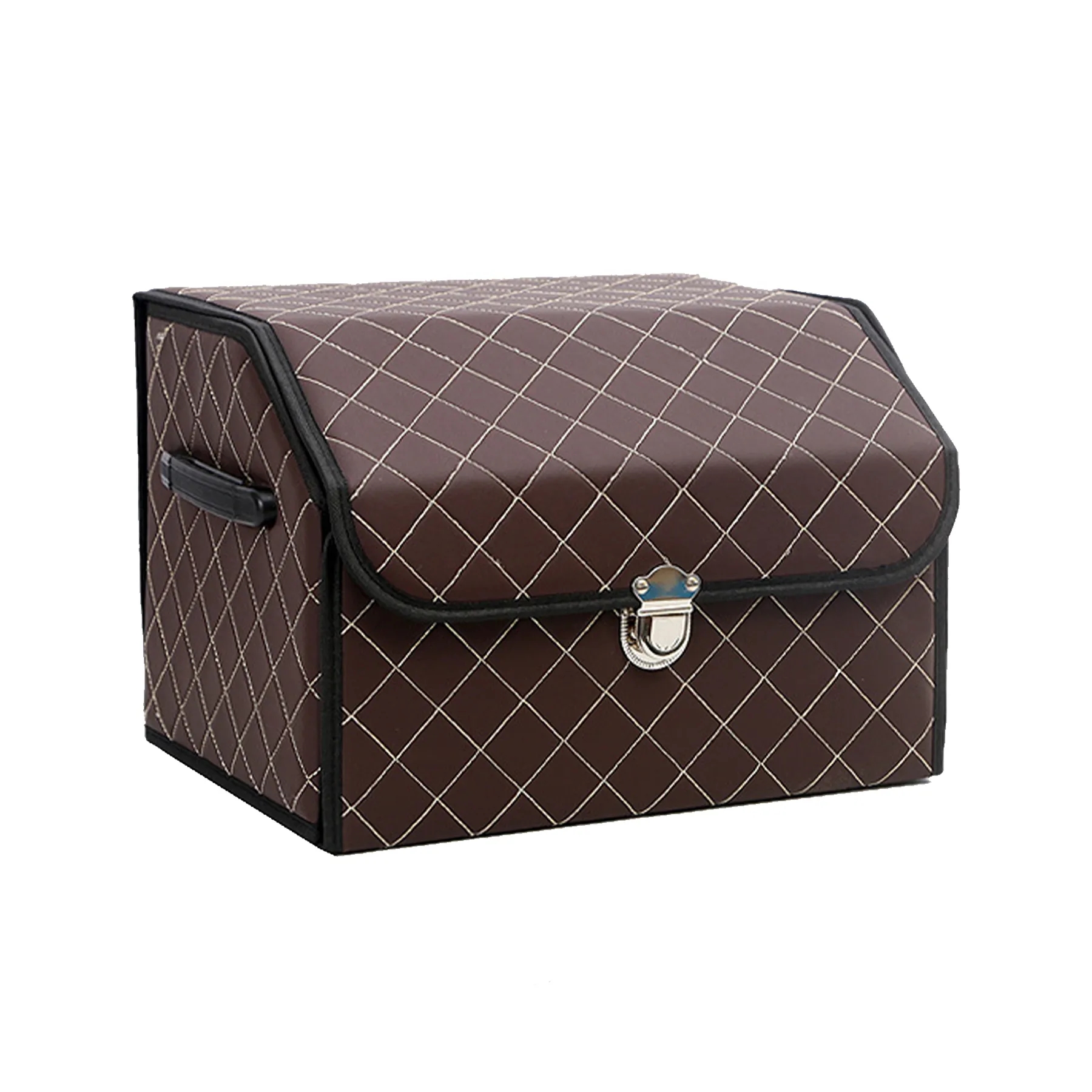 Leather Multifunctional Folding Glove Compartment 6