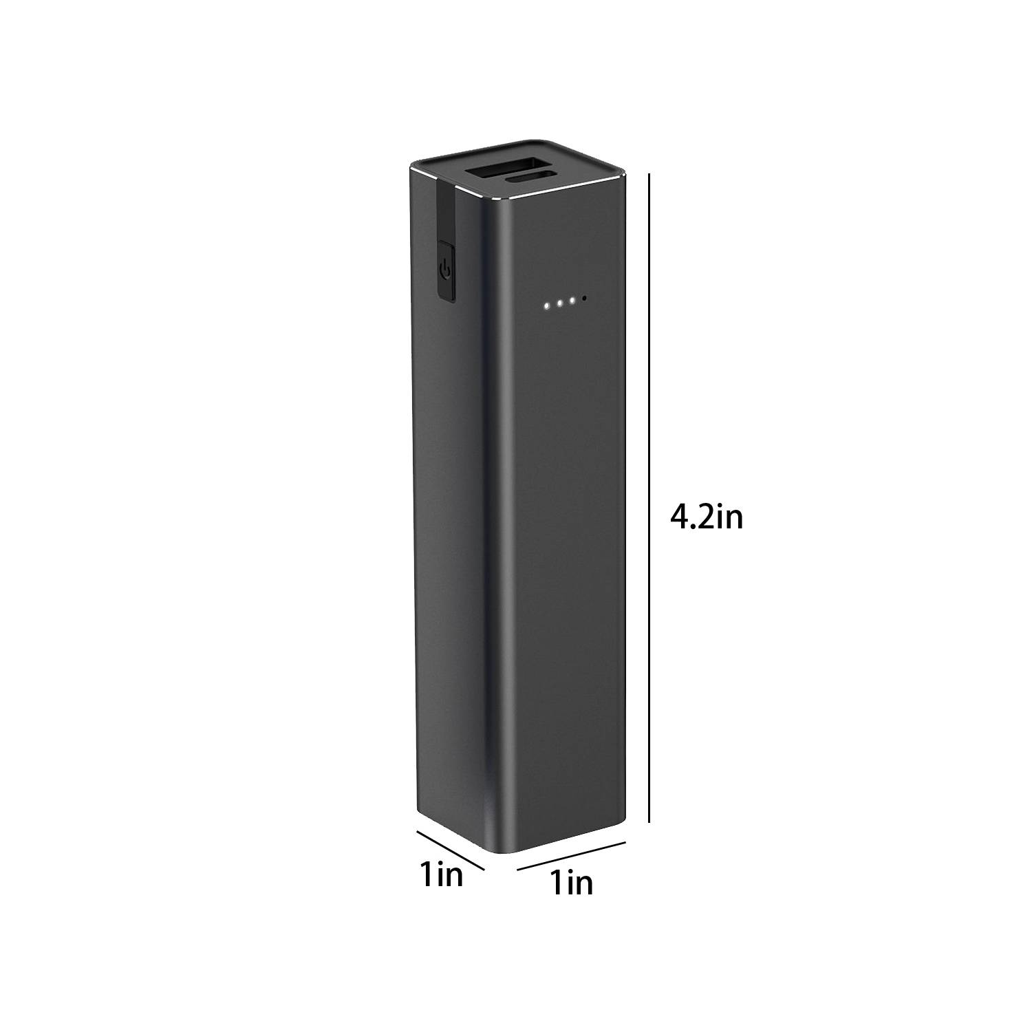 5000mAh Aluminum Alloy Mini Portable Power Bank 6