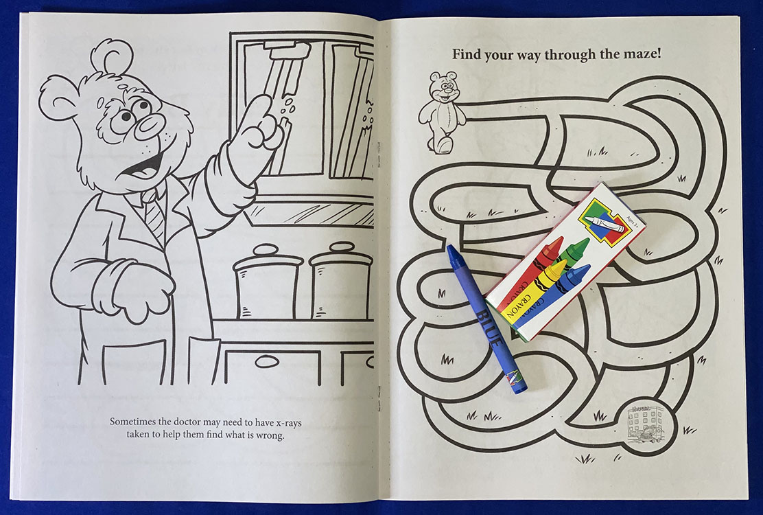 COLORING SET - A Beary Special Hospital Coloring Book Fun Pack 1