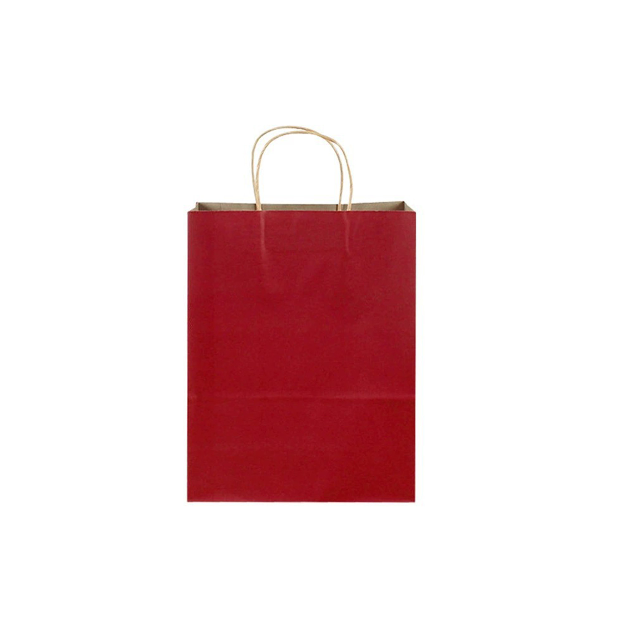 Custom Logo Coloured Kraft Paper Tote Bag 8