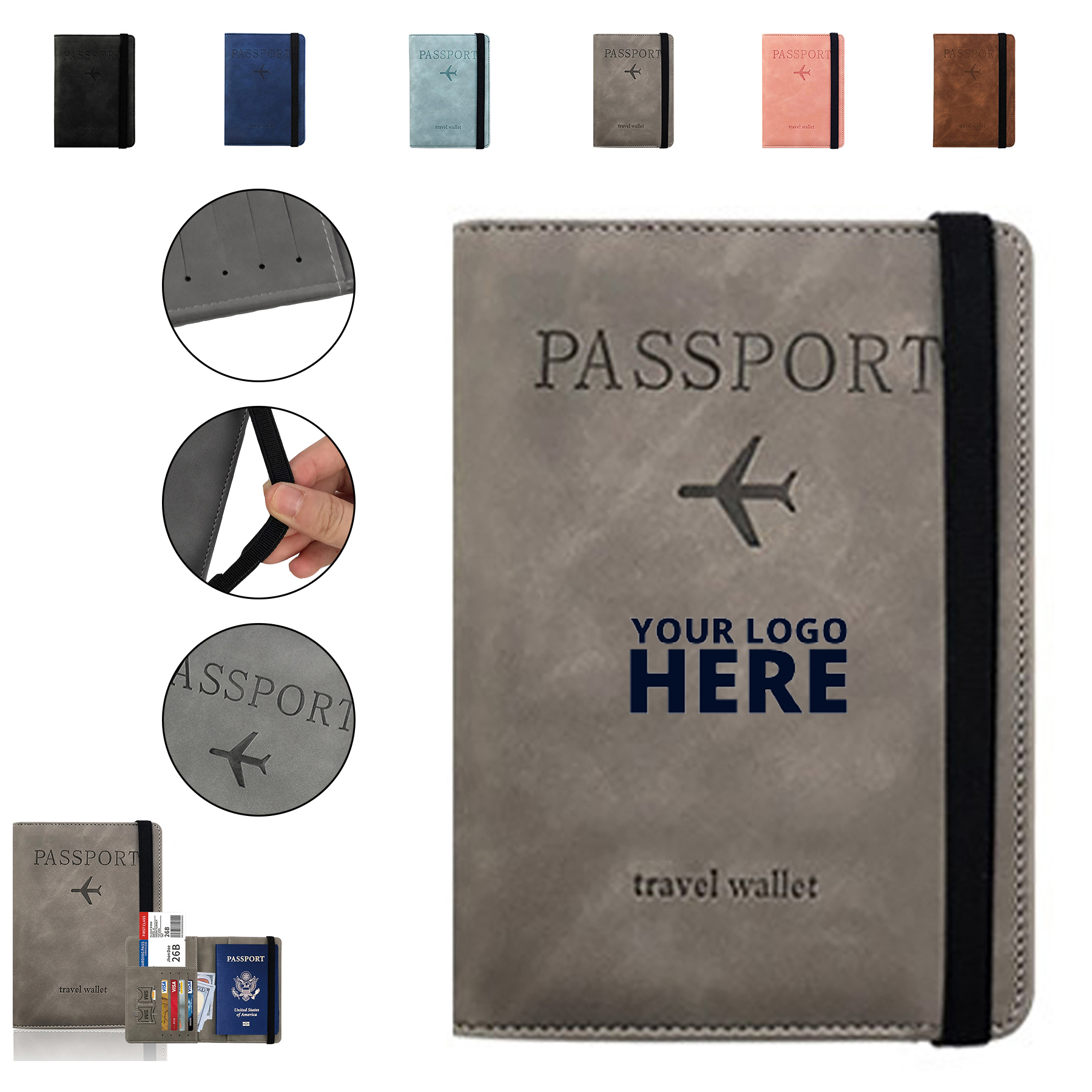RFID Blocking Passport Holder 2