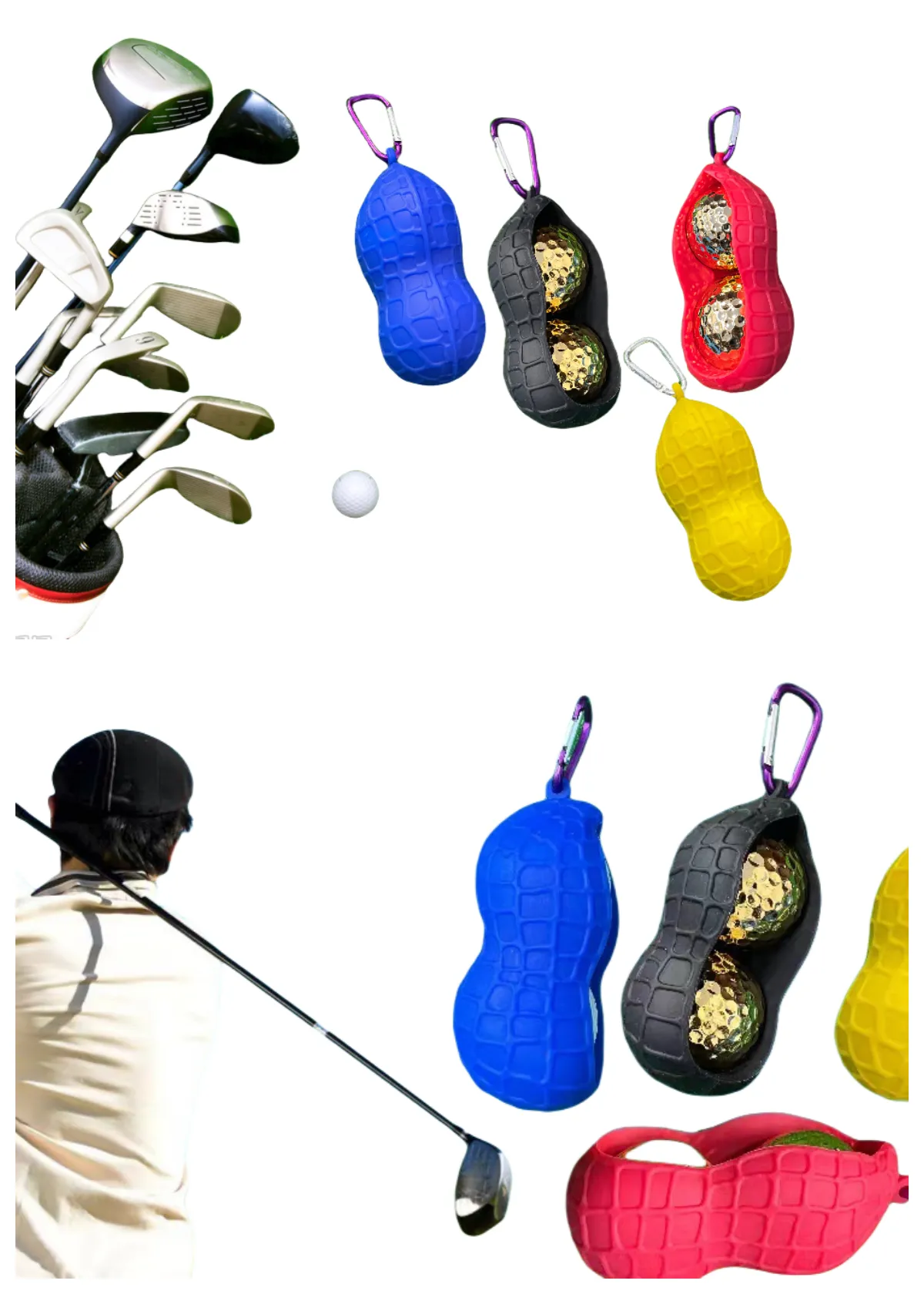 Attachable Golf Ball Holder/ Pouch 3