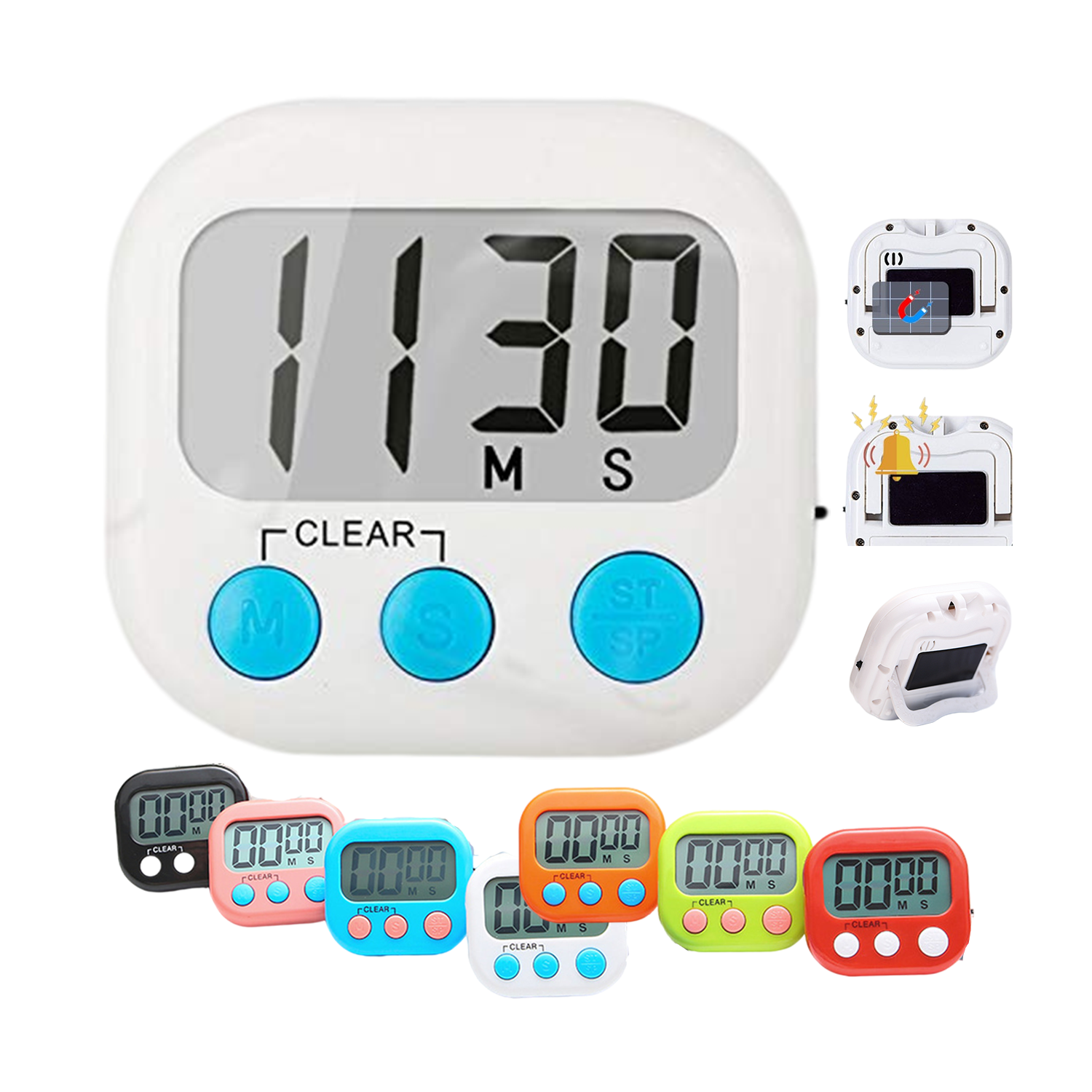 Magnetic Digital Kitchen Timer 3