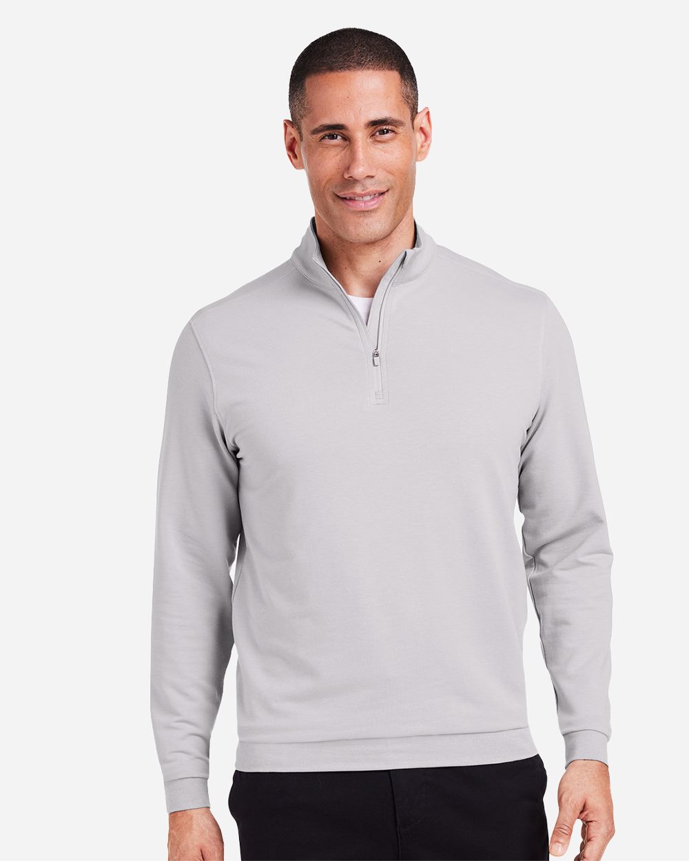Men's Cloud French Terry Quarter-Zip Pullover - TM616, custom hoodie or sweatshirt with logo imprint 25