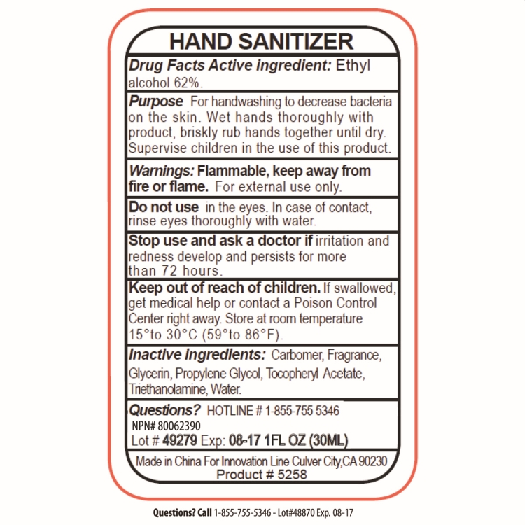 "SanPal" 1.0 oz Compact Hand Sanitizer Antibacterial Gel in Flip-Top Squeeze Bottle 6