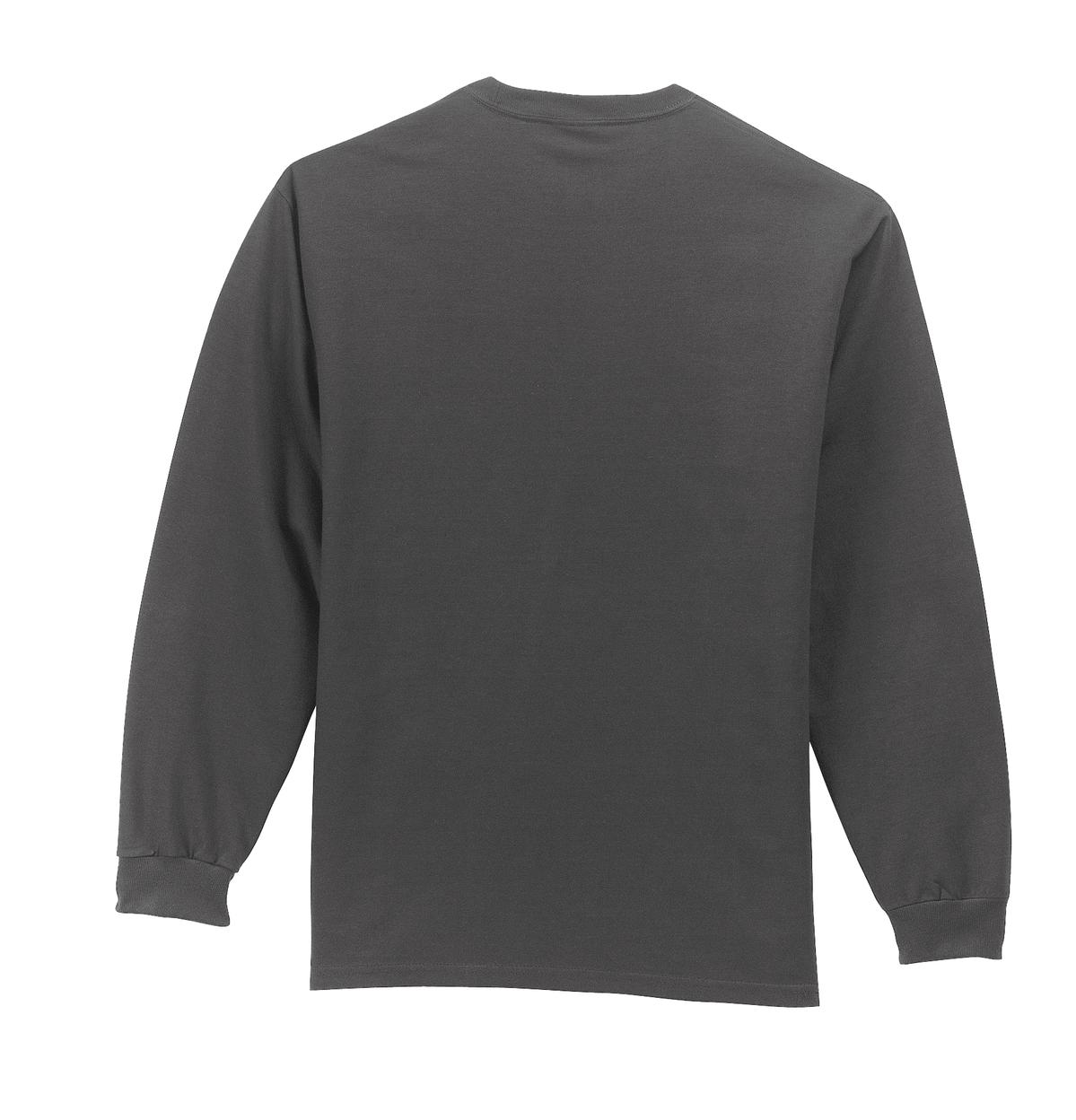 Port & Co Long Sleeve Essential Pocket Tee. PC61LSP 38