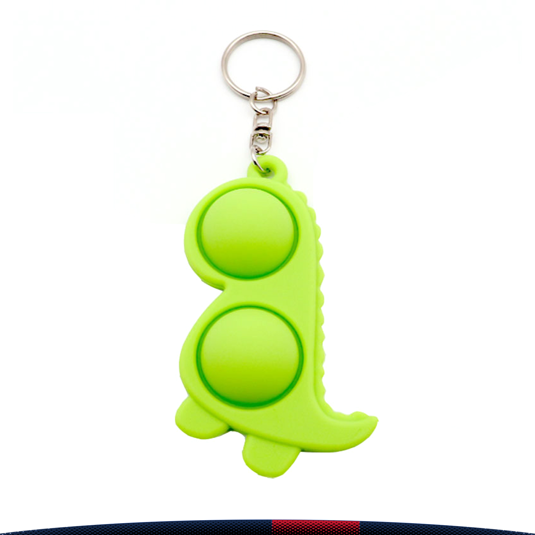 Dinosaur Push Pop Bubble Keychain 4