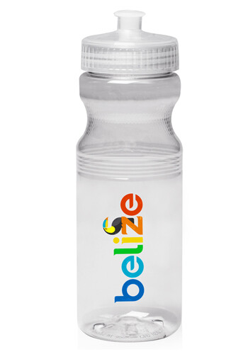 24 oz. Poly-Clear Bike Water Bottles
