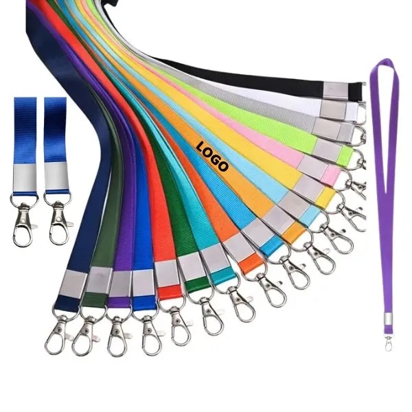 Metal Clasp Neck Lanyard ID - Secure Badge Holder 14