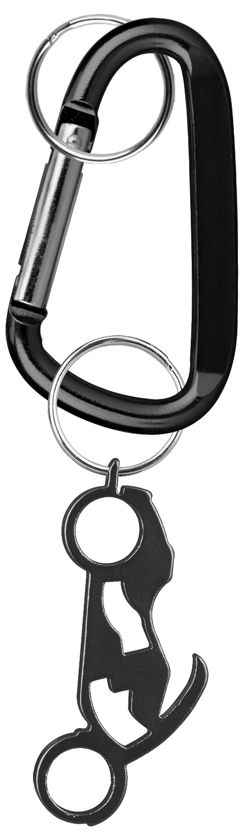 Motorcycle Shaped Bottle Opener Key Holder and Carabiner 3