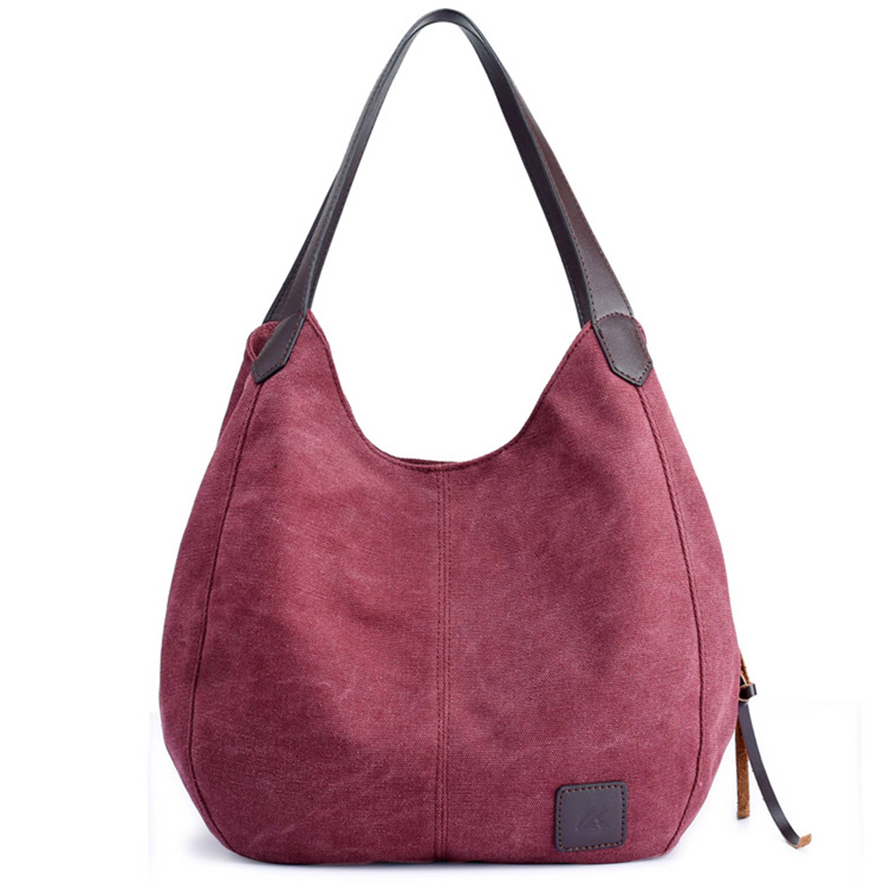 Canvas Women's Multi-pocket Tote Bag, custom tote bag with logo imprint 11