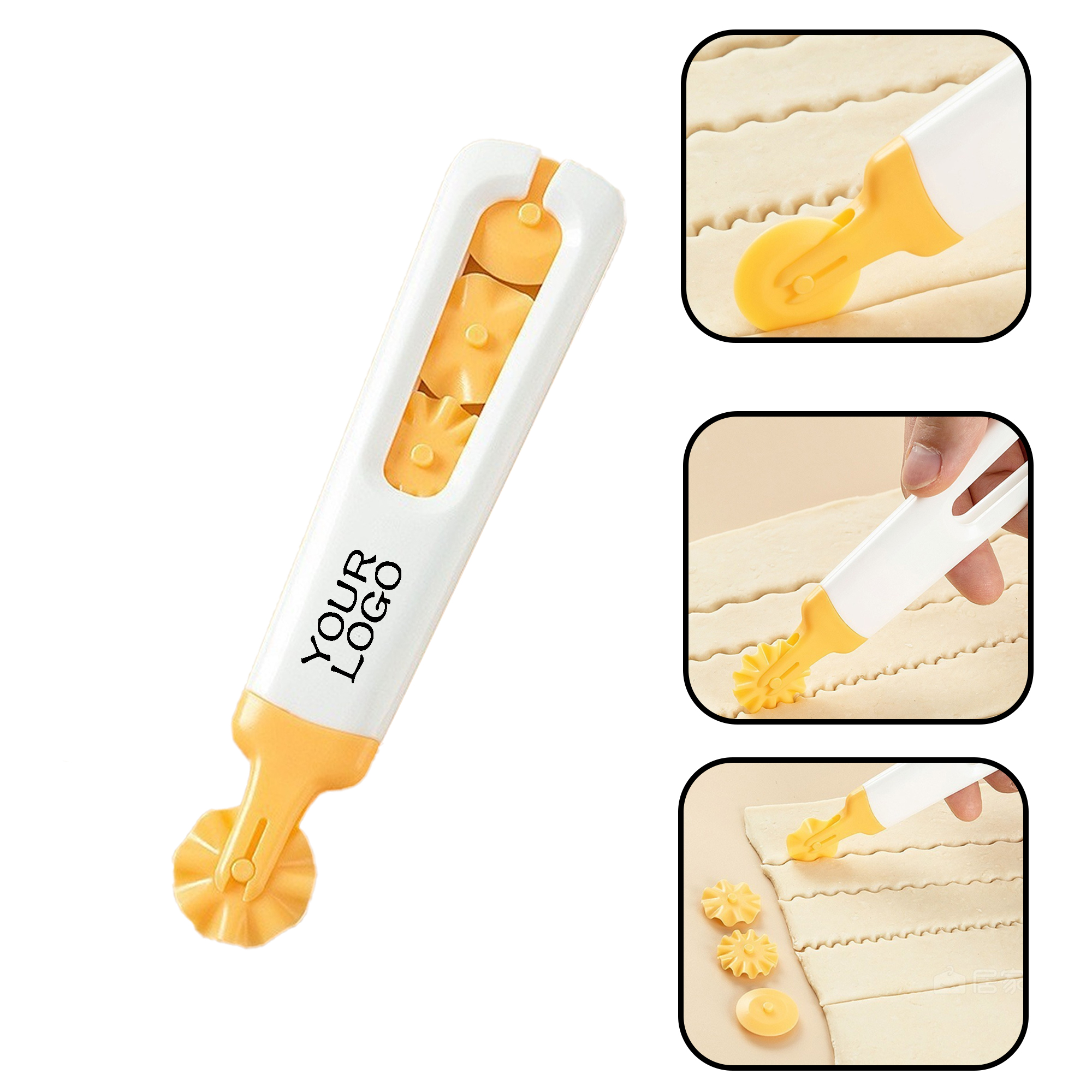 Four-In-One Dough Cutter Wheel 3
