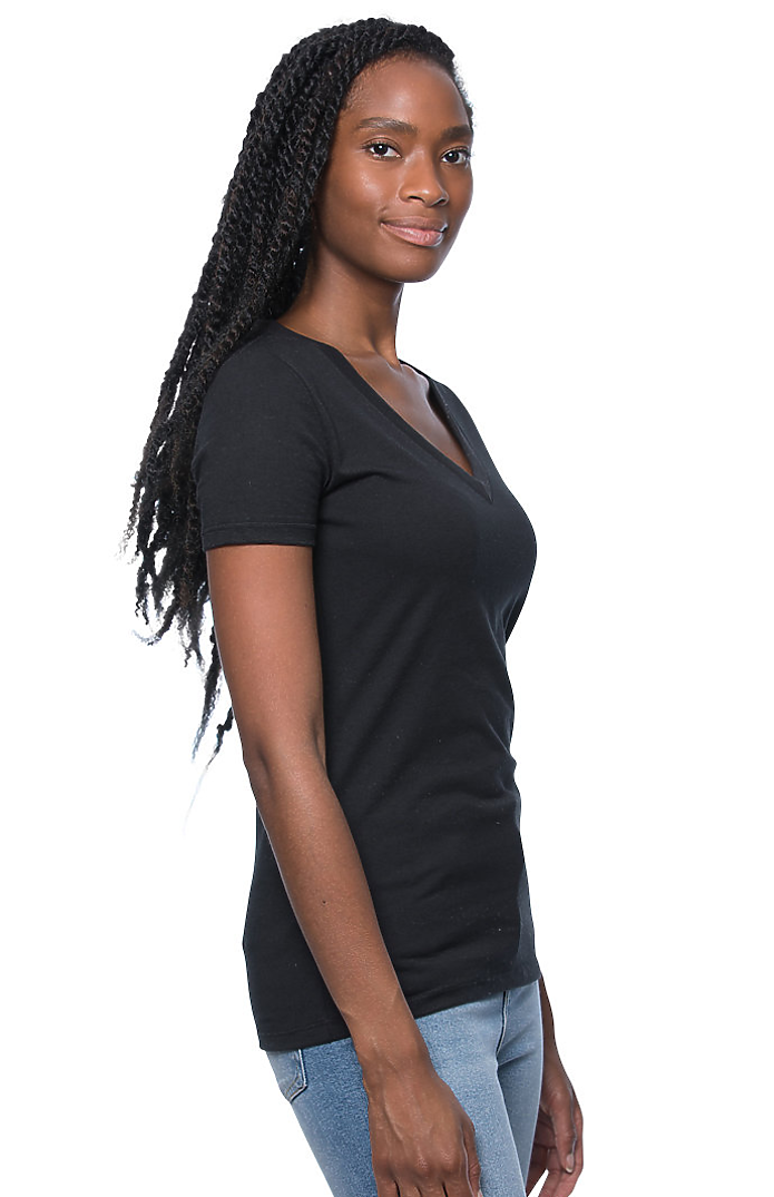 Women's Viscose Hemp Organic Cotton V-Neck 4