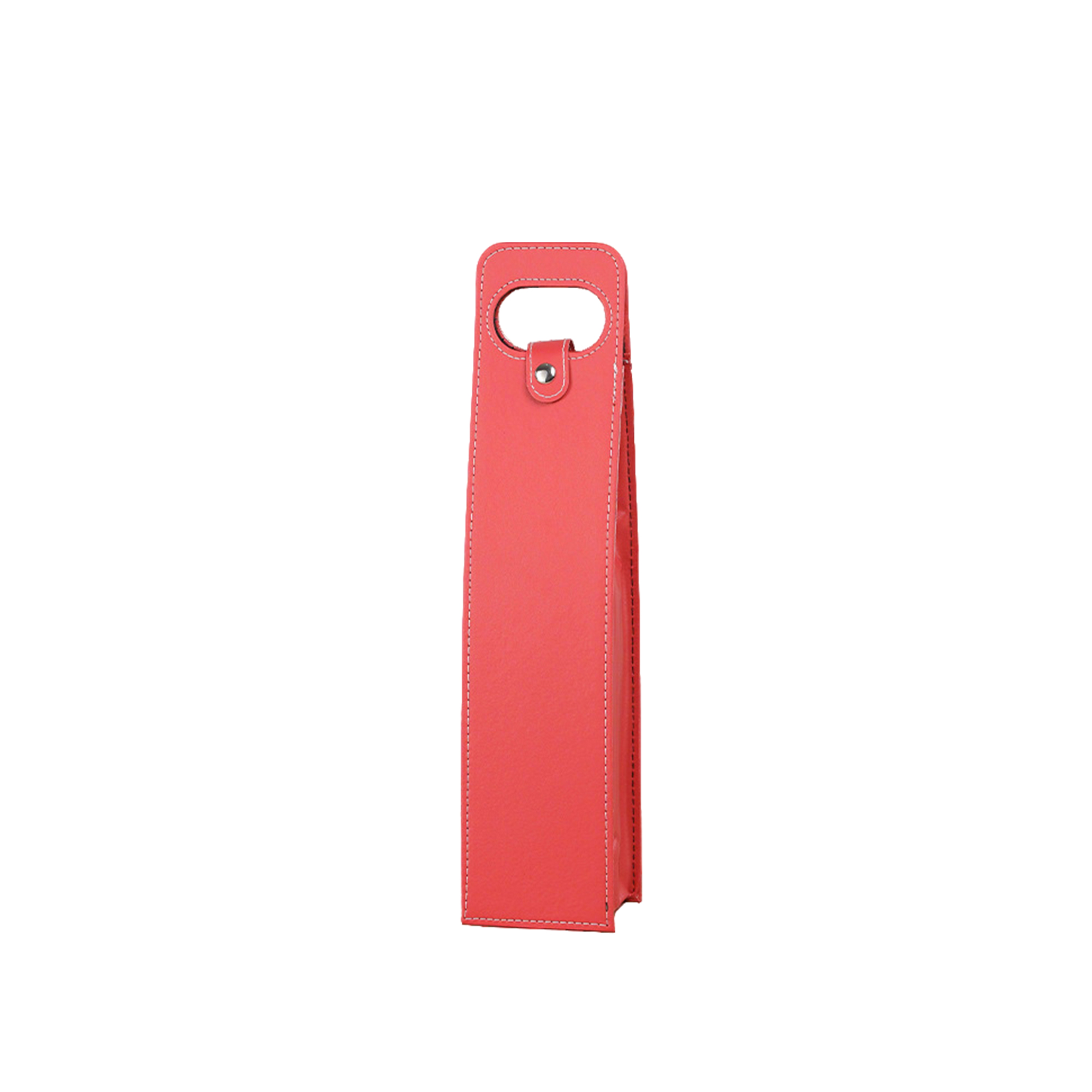 Reusable Synthetic Leather Wine Tote Bag 750 Milliliter 6