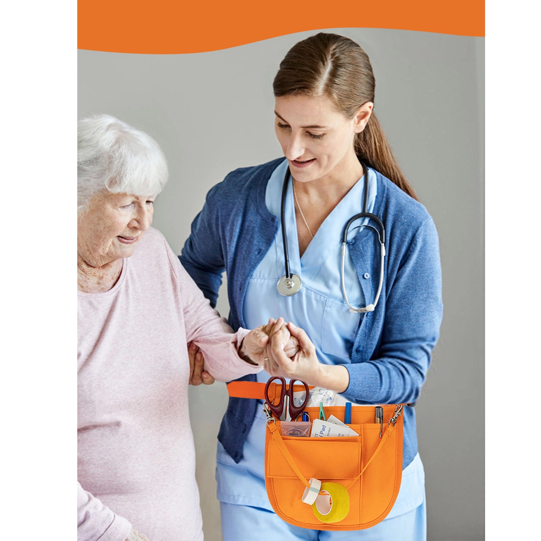 First Lifesaver Nursing Nurse Bag Fanny Pack  Medical Pocket 3