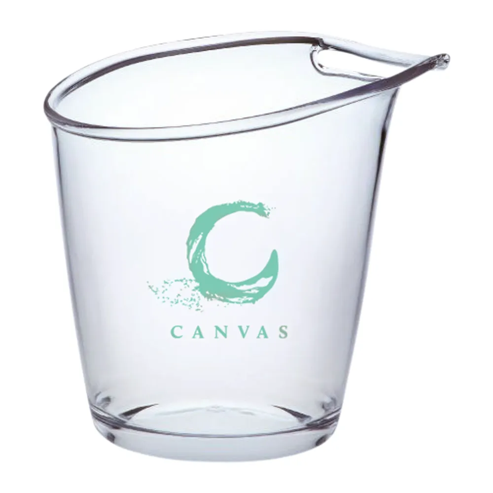 Transparent Slope Wine Bucket 1