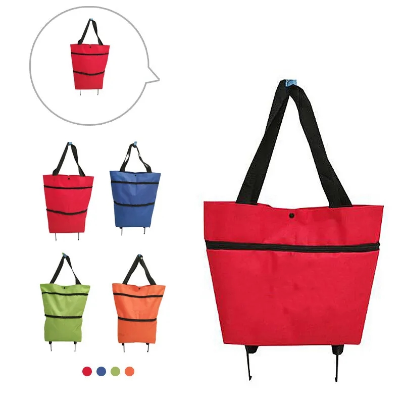 Folding Shopping Bag Trolley 2