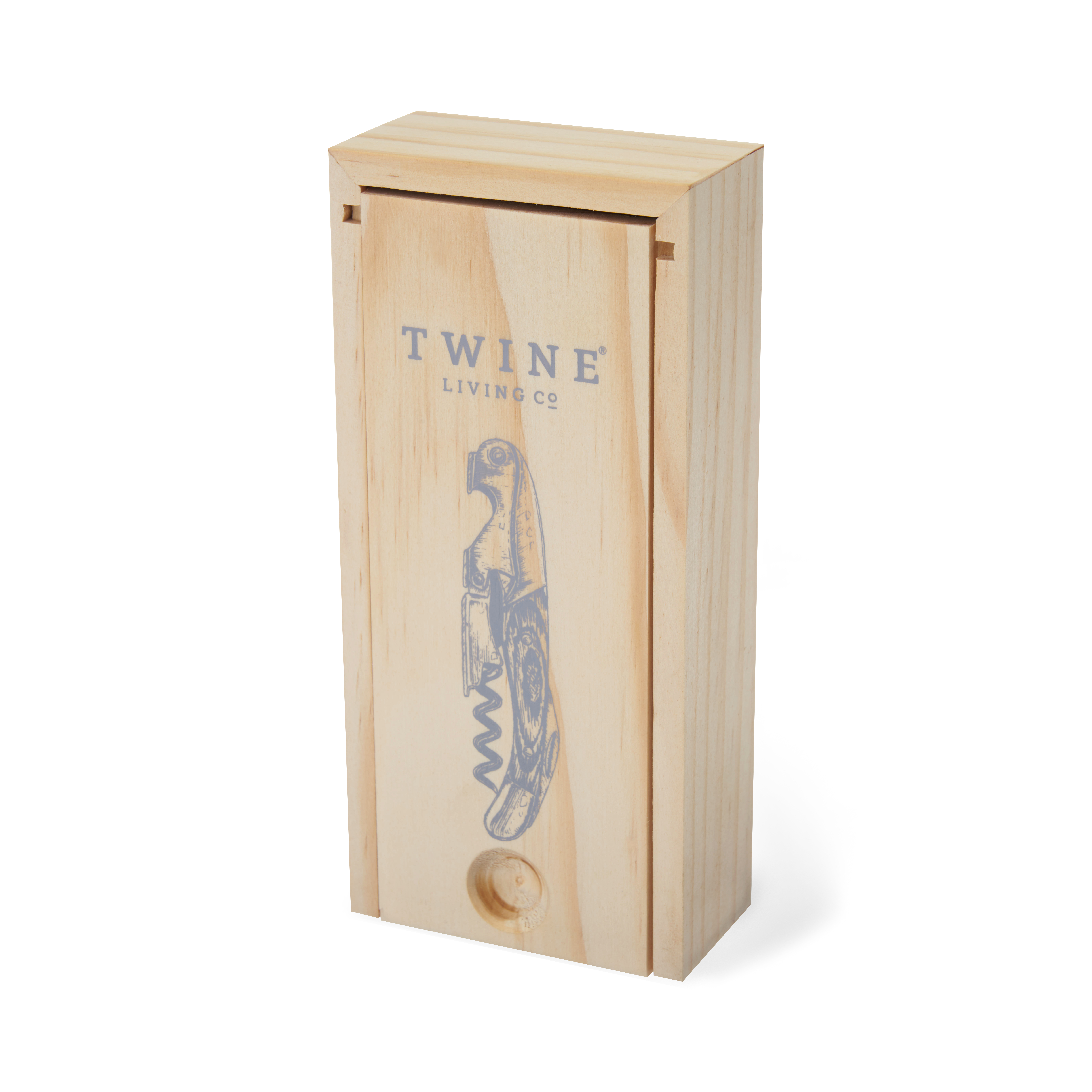 Twine Living® Wooden Double Hinged Corkscrew with Gift Box 8