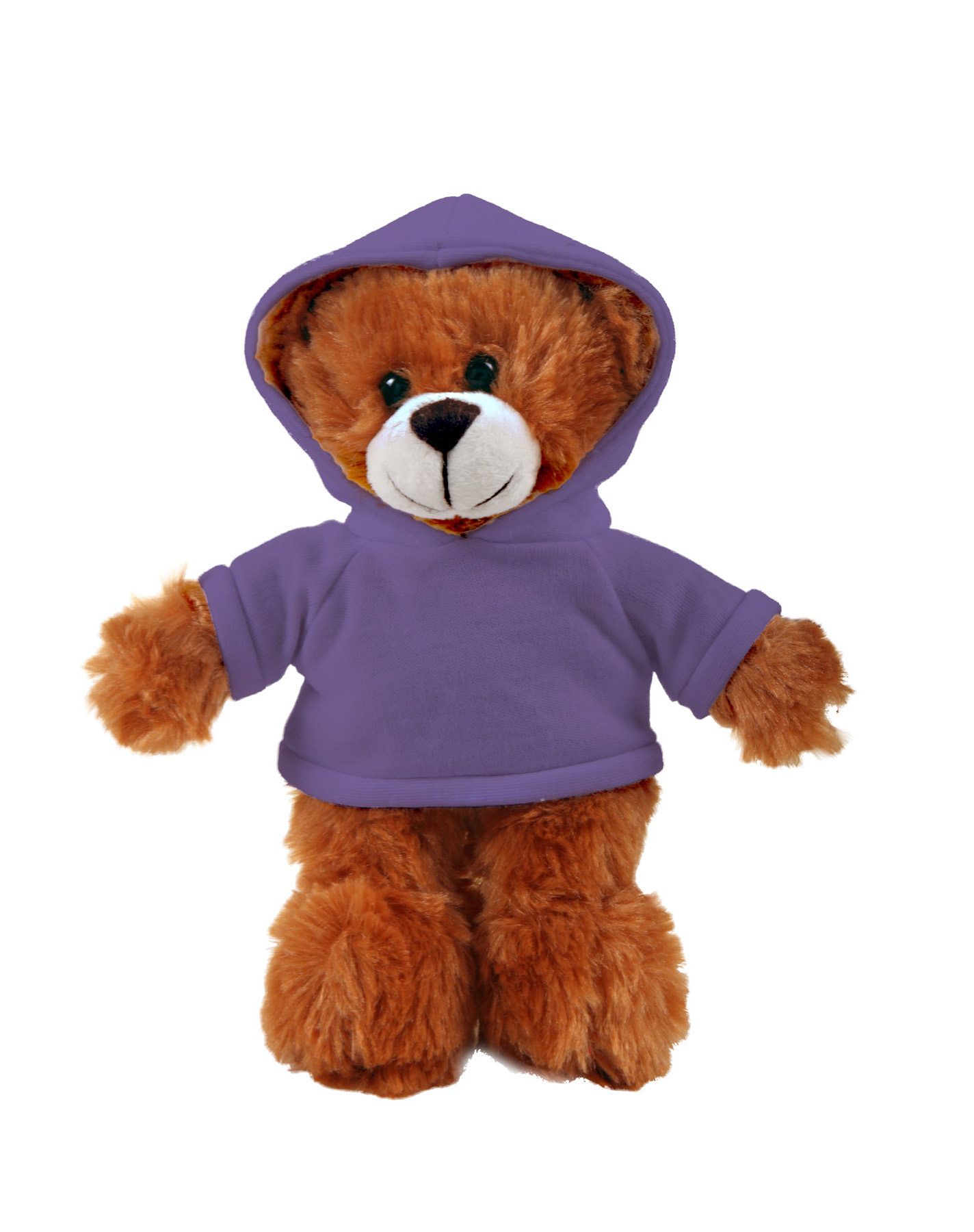 soft plush Mocha Bear with hoodie 12