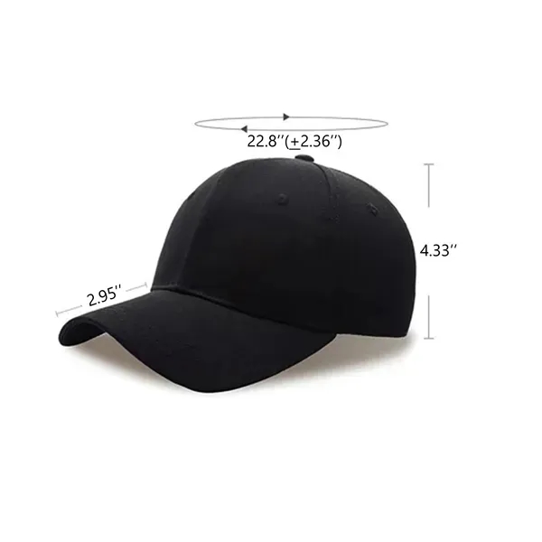 Adjustable Cotton Baseball Cap with Custom Fit Hat 12