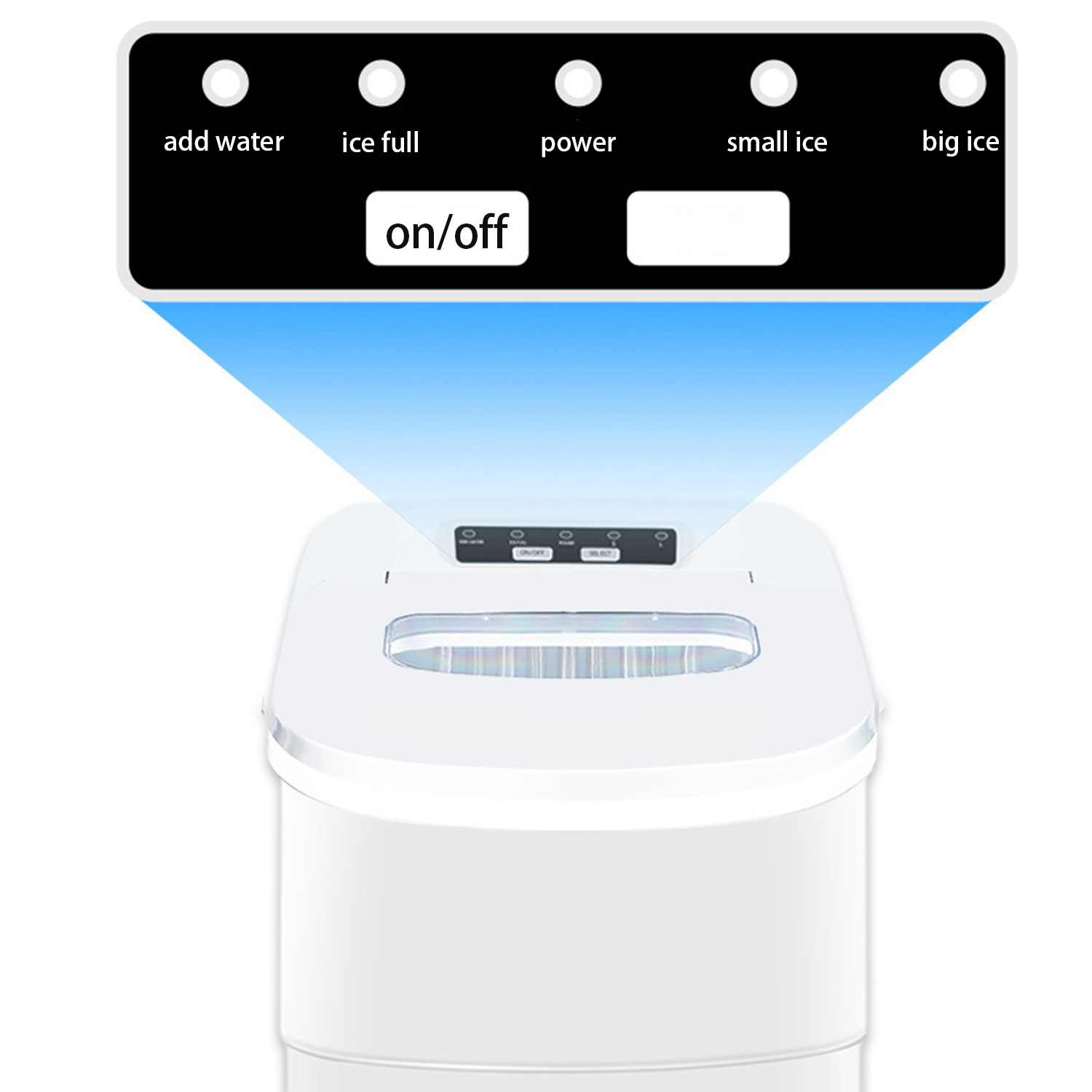 Fully automatic mini ice cube maker for dormitory 5