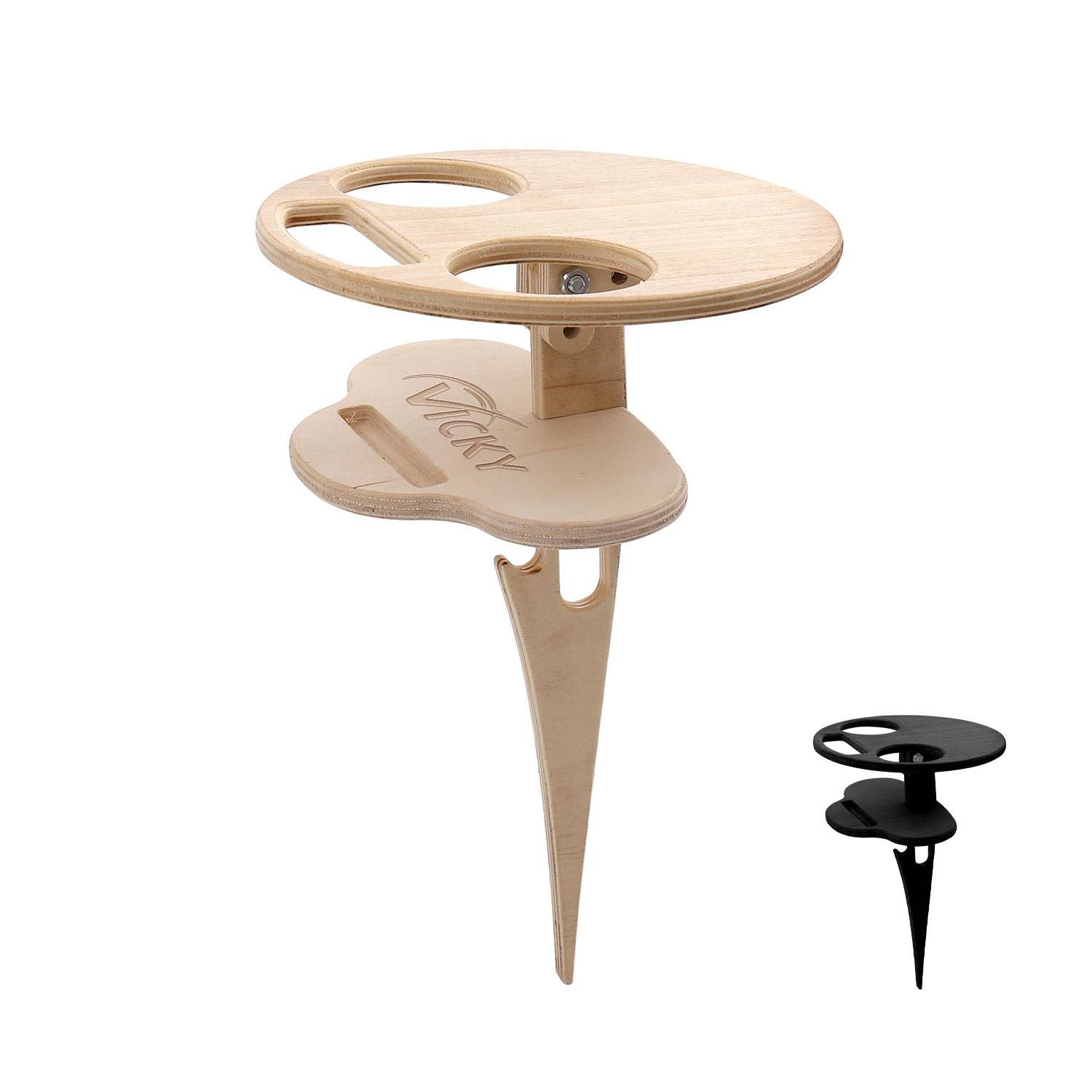 Double Layer Outdoor Folding Wine Table 1