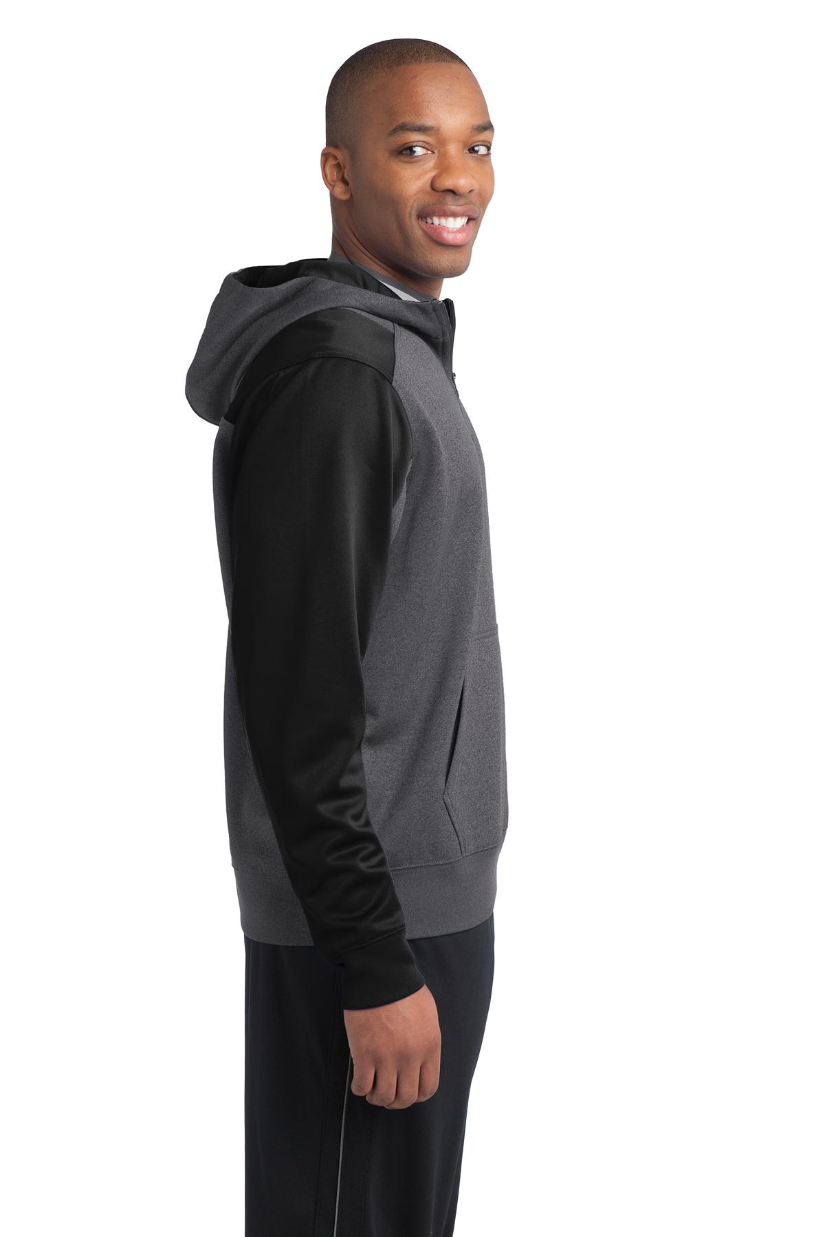 Tech Fleece Colorblock 1/4-Zip Hooded Sweatshirt