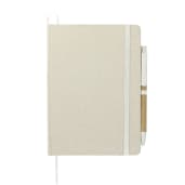 5" x 7" Organic Cotton Bound Notebook w/Pen 20