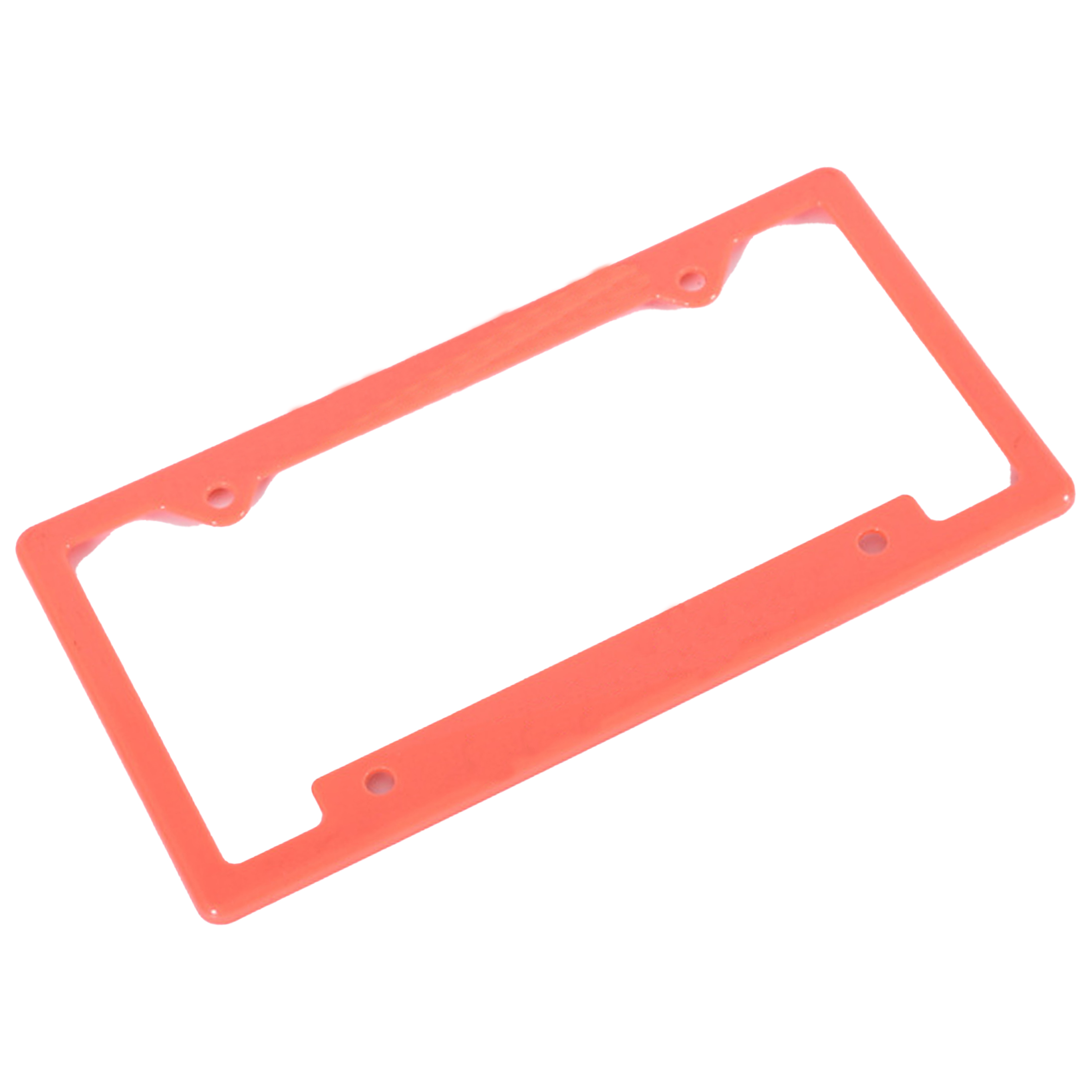 Metal Solid Color License Plate Frame 4
