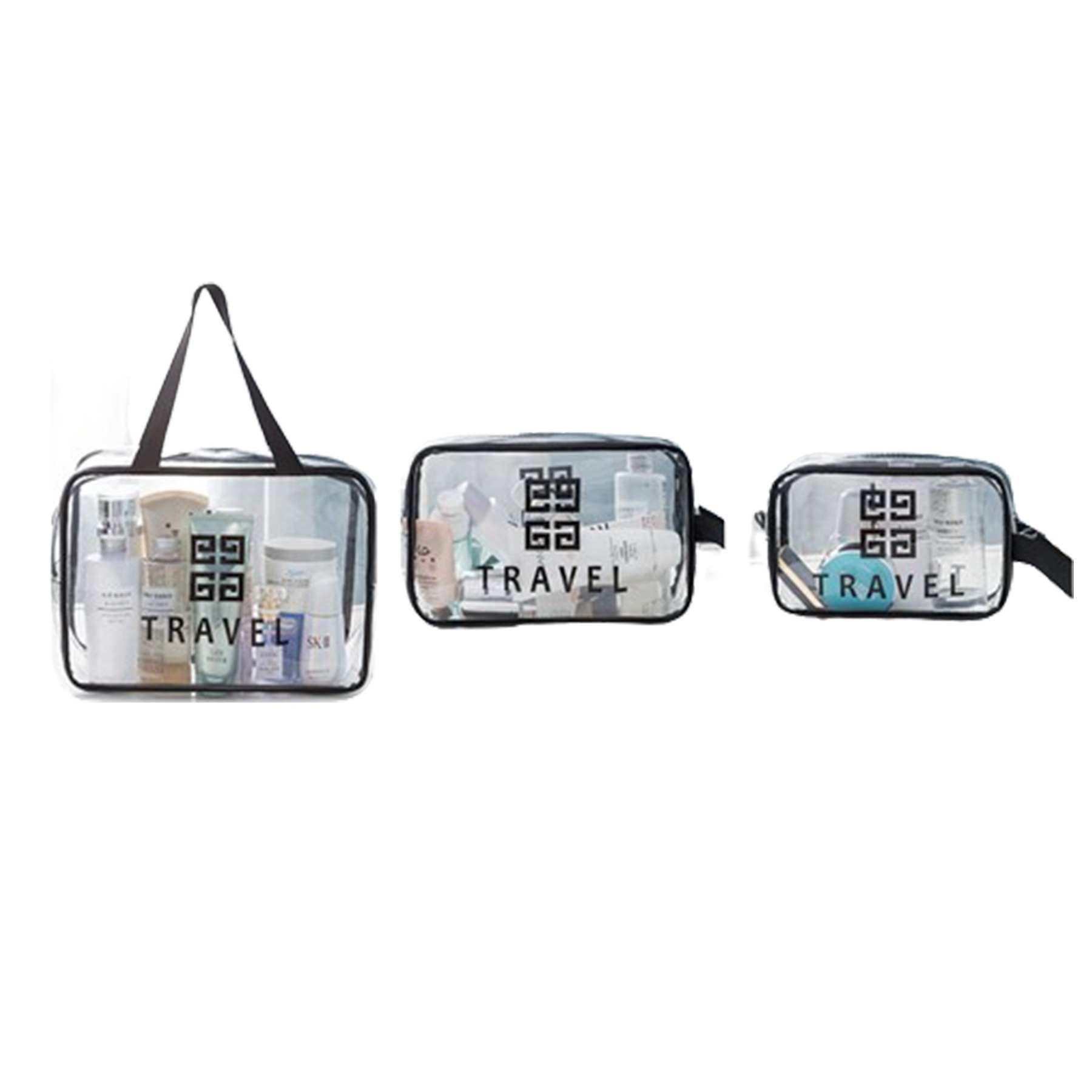 Clear Cosmetics Bag Toiletry Bag 4