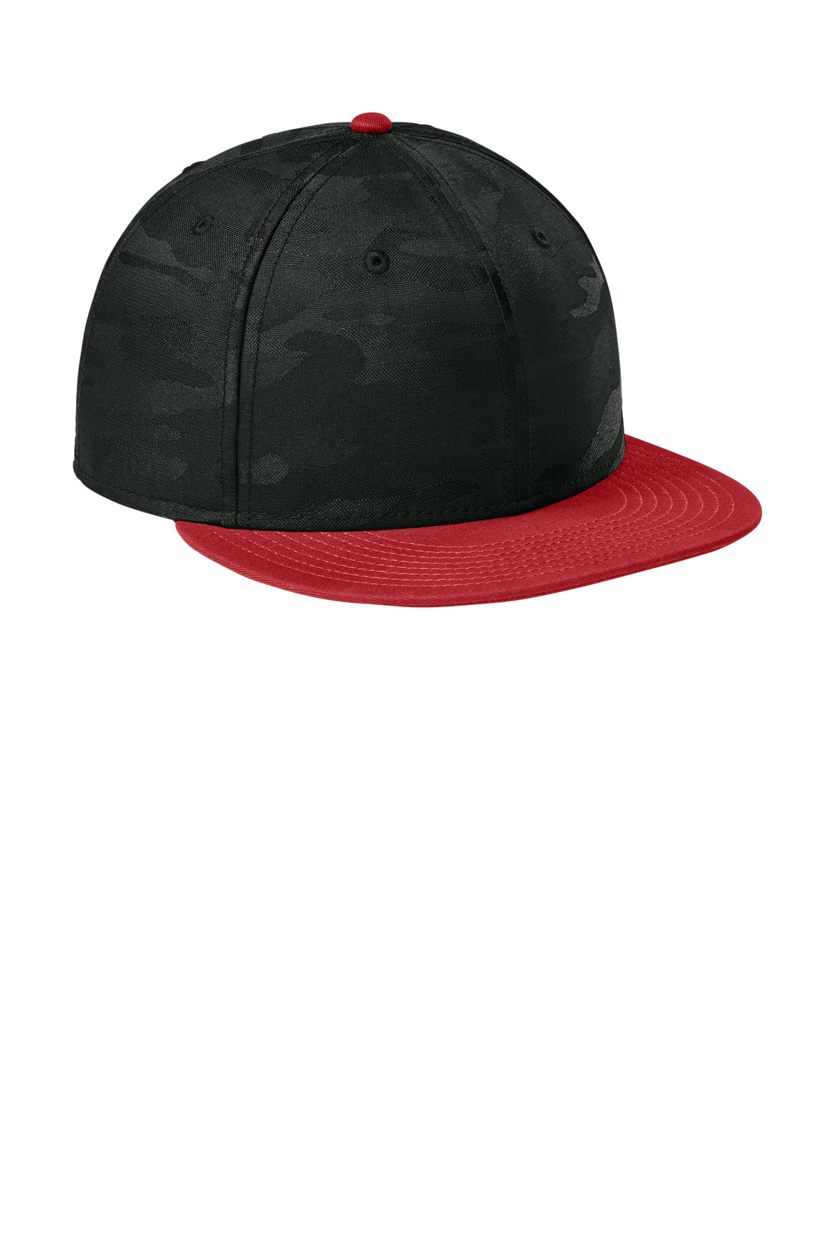 New Era Camo Flat Bill Snapback Cap NE407 14