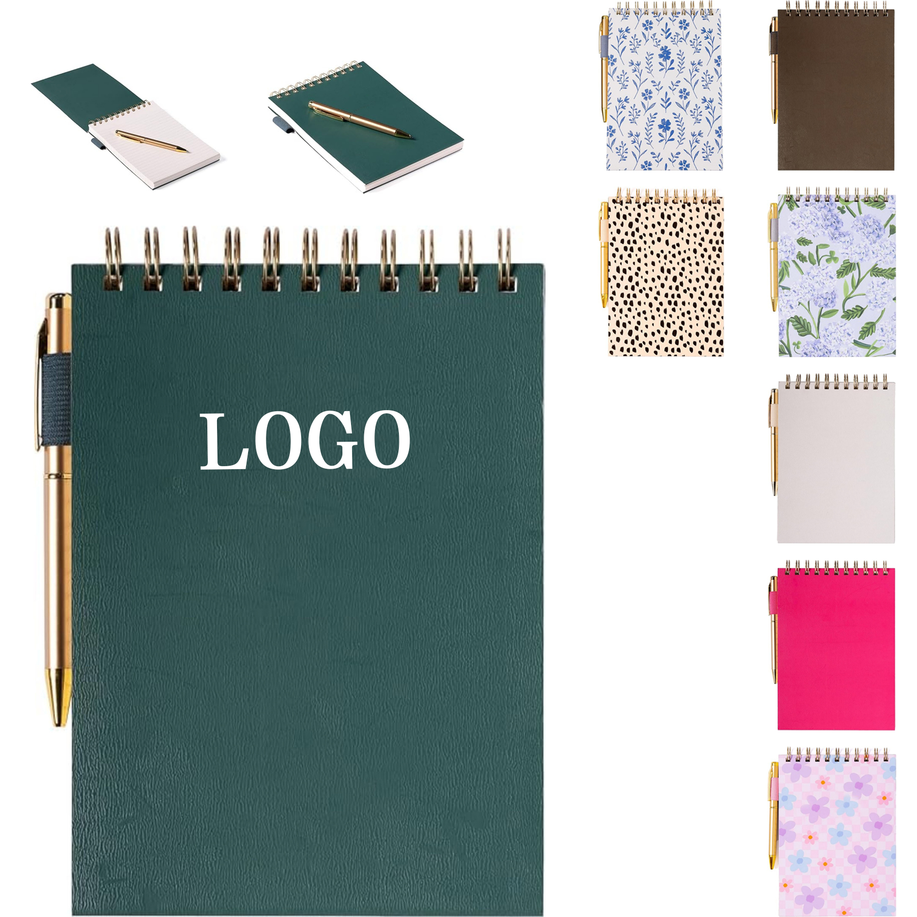 Lined Top Spiral Notebook 10