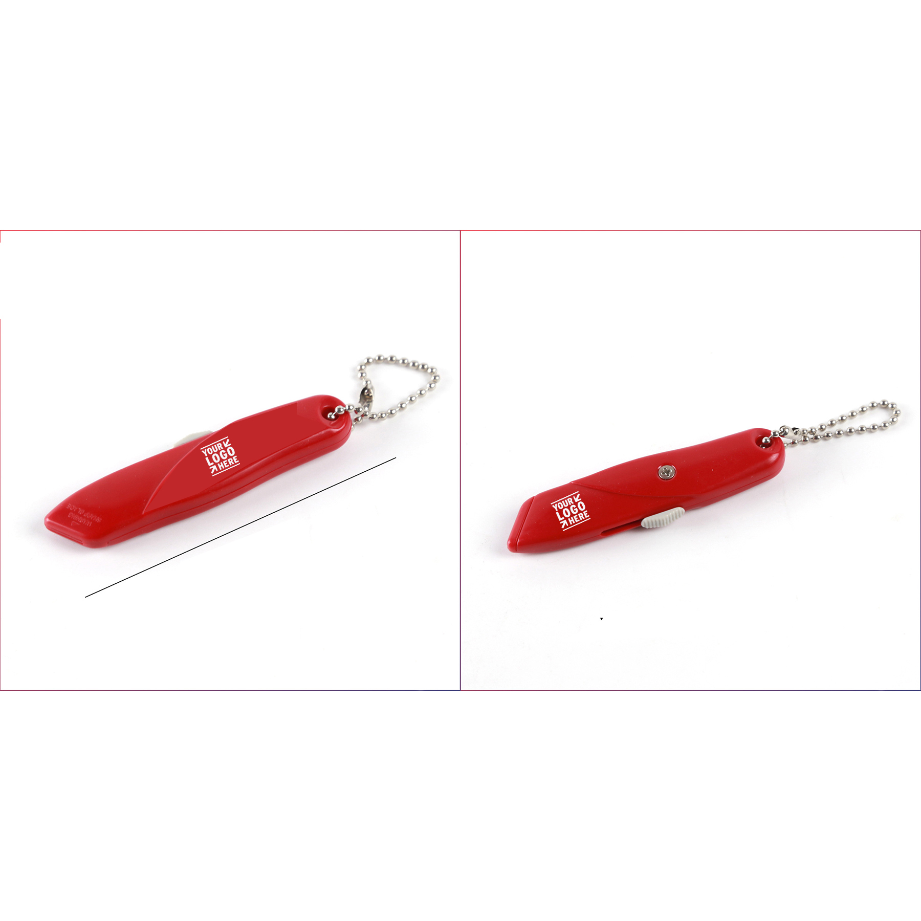Mini Keychain Knife Box Opener 