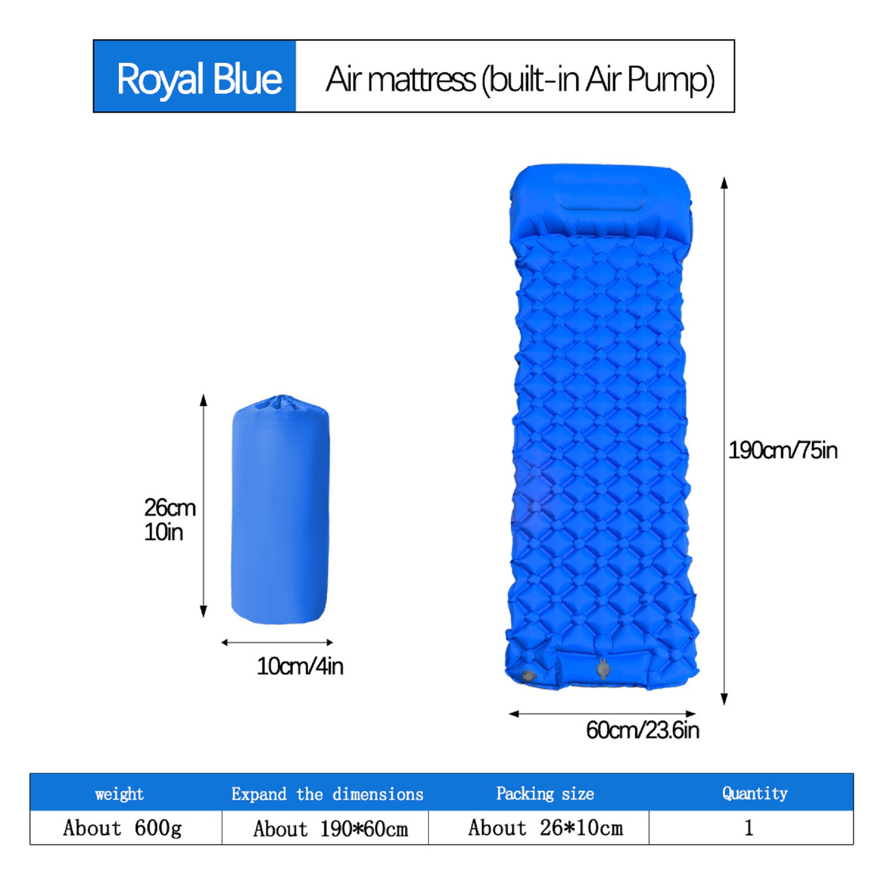 Ultralight Inflatable Sleeping Pad 4