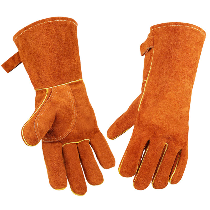 Heat Resistant BBQ Leather Gloves 2