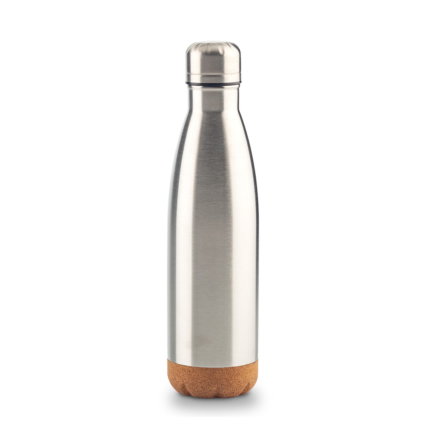 17oz Vacuum Insulated Stainless Steel Bottle with cork bottom 2