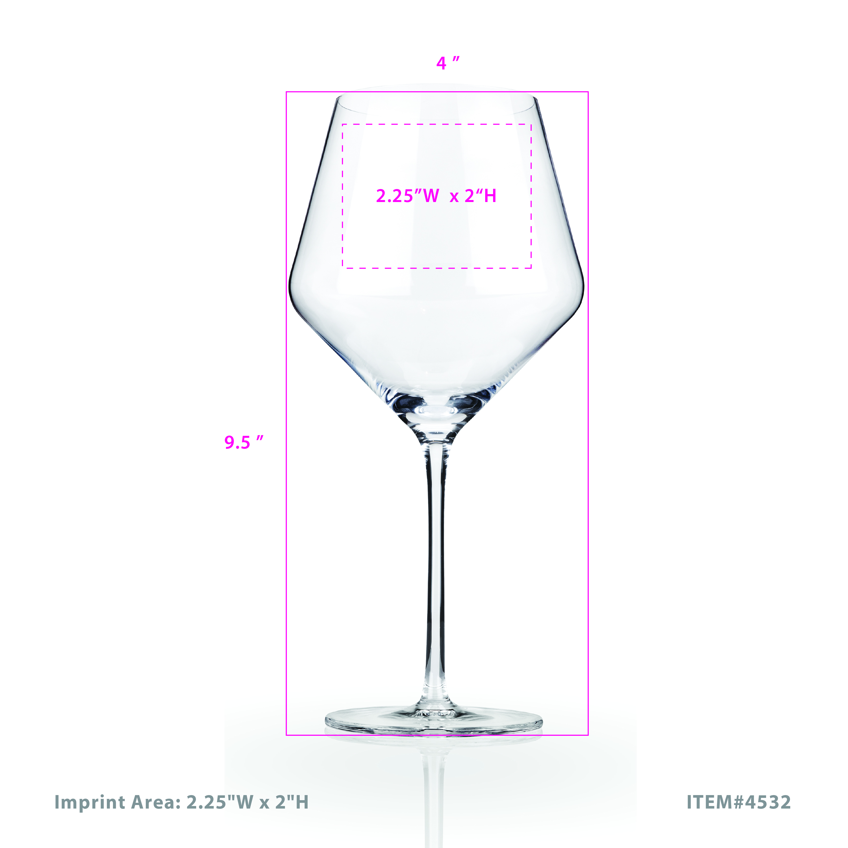 Viski® Raye Angled Crystal Burgundy Glass, set of 2 9
