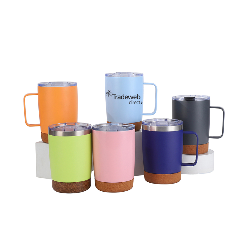 12oz Cork Bottom Insulated Travel Mug 2