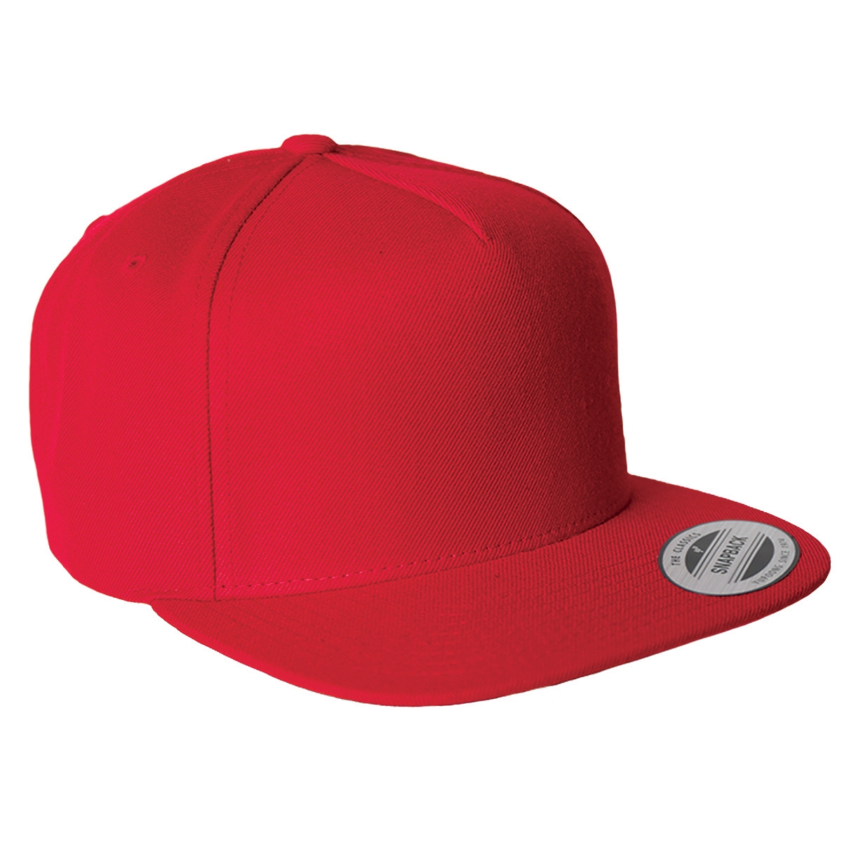 Yupoong 5089M YP Classics Five-Panel Wool Blend Snapback Hat with Embroidery 6