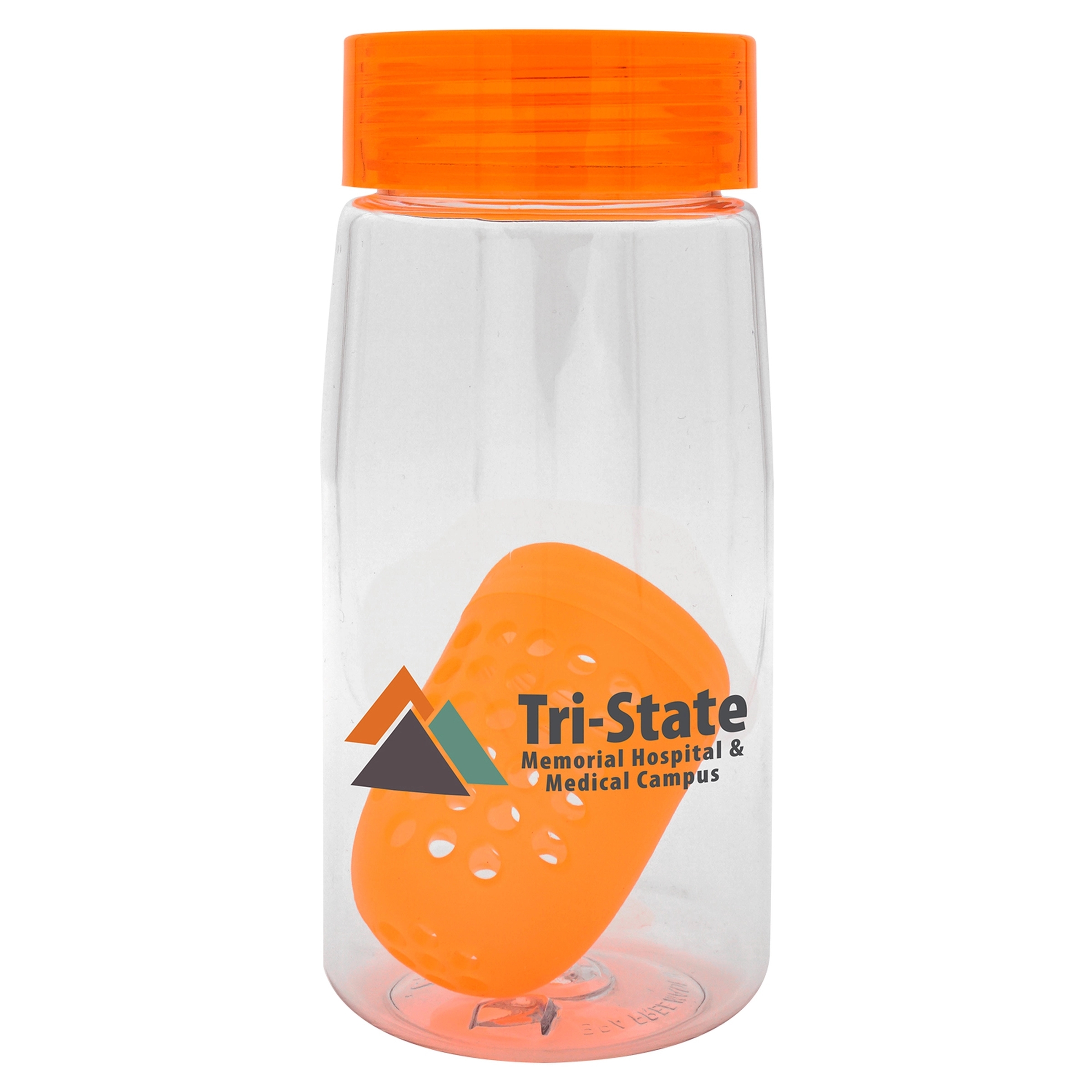 Clear View 18 oz. Recycled Bottle with Floating Infuser 2