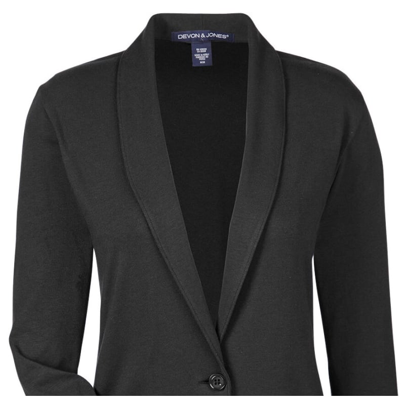 Devon & Jones Ladies' Perfect Fit™ Shawl Collar Cardigan 12