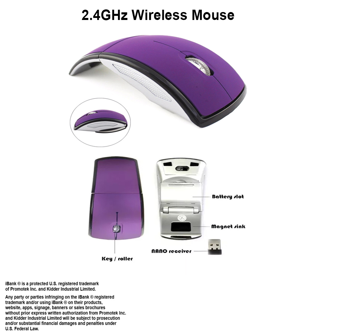 iBank ® 2.4GHz Wireless Mouse 1