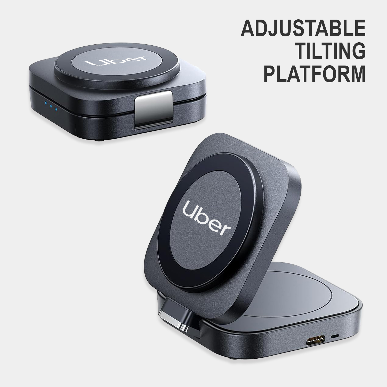Cube Qi Pro 3 in 1 Wireless Charger with Travel Case