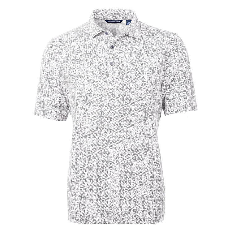 Cutter & Buck Virtue Eco Pique Botanical Print Recycled Men's Polo 5